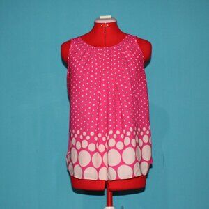 Flowey Pink Polka Dot Blouse